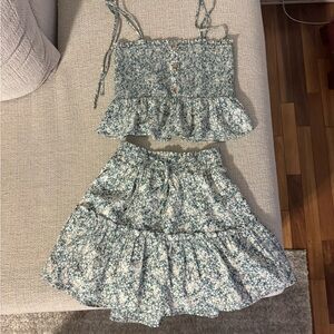 Size small skirt & top set - worn once